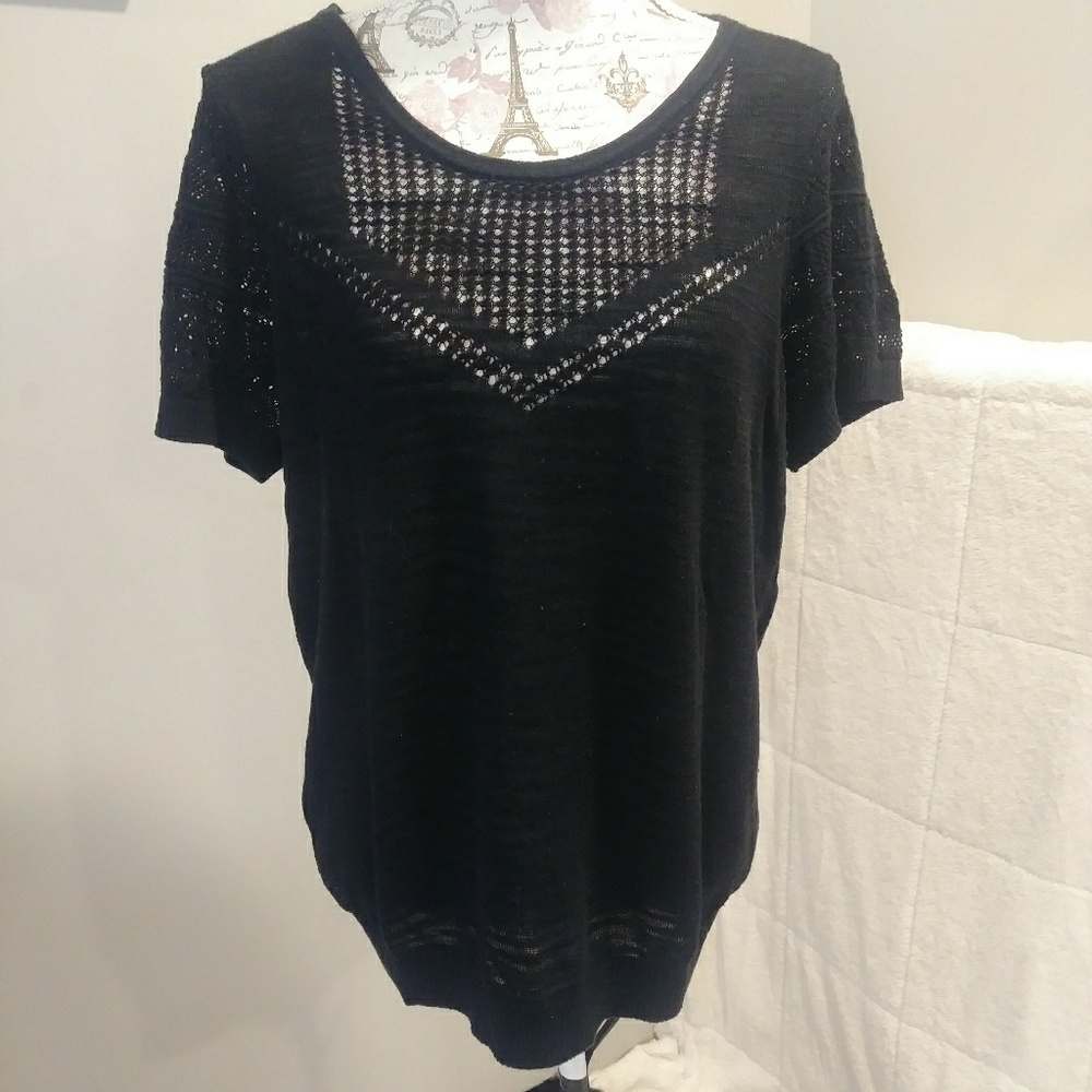 Torrid Knit Short Sleeve Sweater